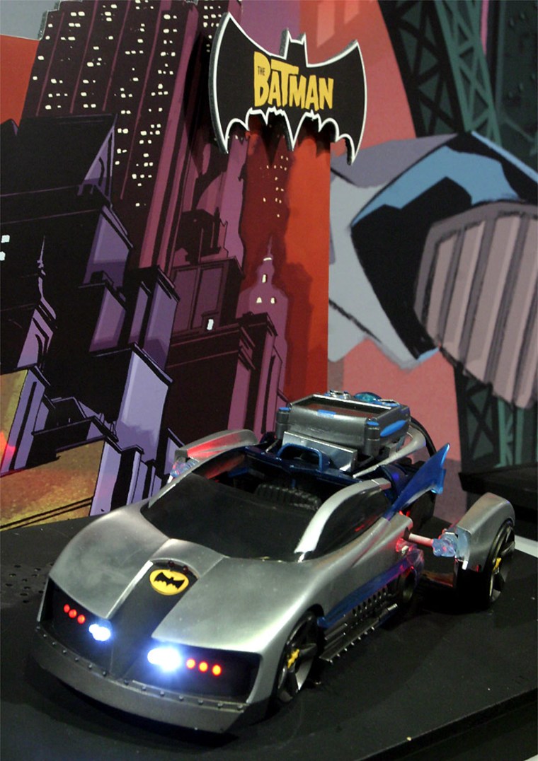 Mattel agreed to recall hundreds of thousands of Batmobiles. The toys' rear tail wings are made of a hard plastic that rise to a sharp point and poses a hazard to young children, a safety group said.