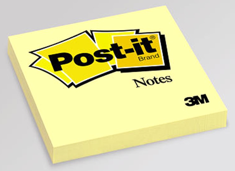 Post-it brand notes from 3M