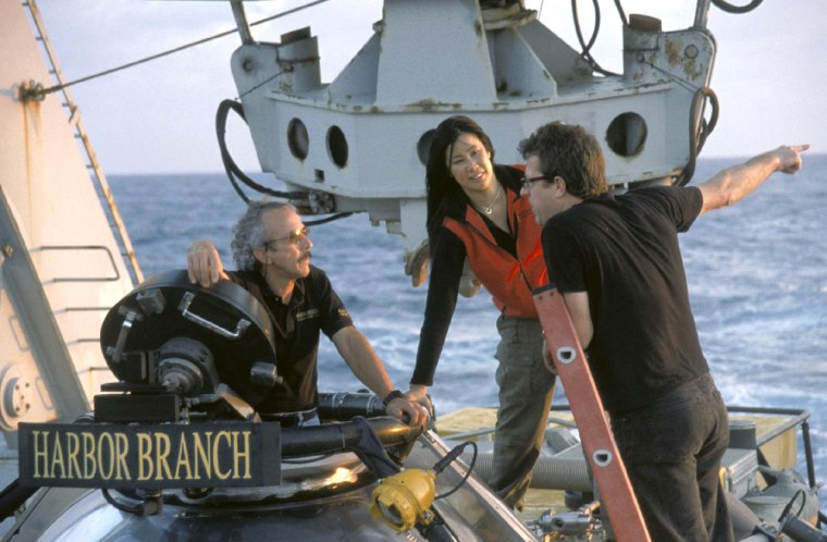 National Geographic host Lisa Ling gets ready to dive more than 1,600 feet to the bottom of the Atlantic aboard a submersible. In “Lost Gold of the ,”Ling joins underwater explorers excavating the 138-year-old wreck of the the Civil War-era steamship that sank while carrying a fortune in gold and silver coins. 
