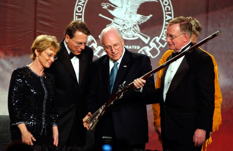 Vice President Cheney Addresses The NRA At Their National Convention