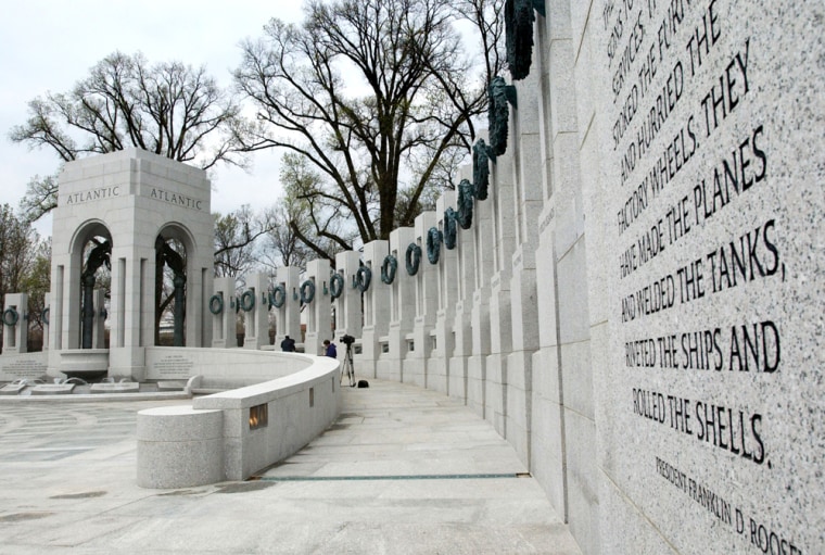 World War II Memorial Under Construction On The National Mall
