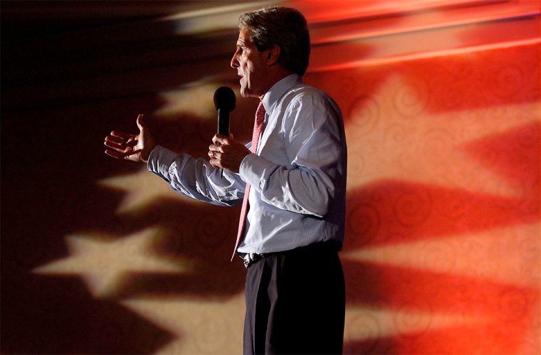 John Kerry Campaigns In Florida