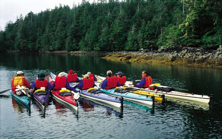 Image: Kayaking in British Columbia