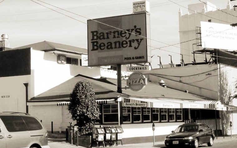Image: Jim Morrison, lead singer for The Doors, used to hang out at Barney's Beanery