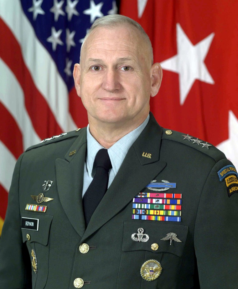 Lieutenant General William G. Boykin