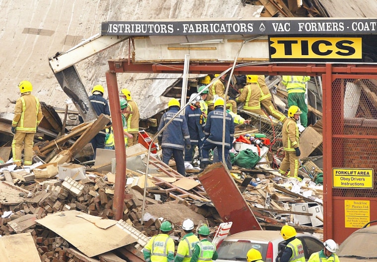 Glasgow Factory Collapses After Explosion