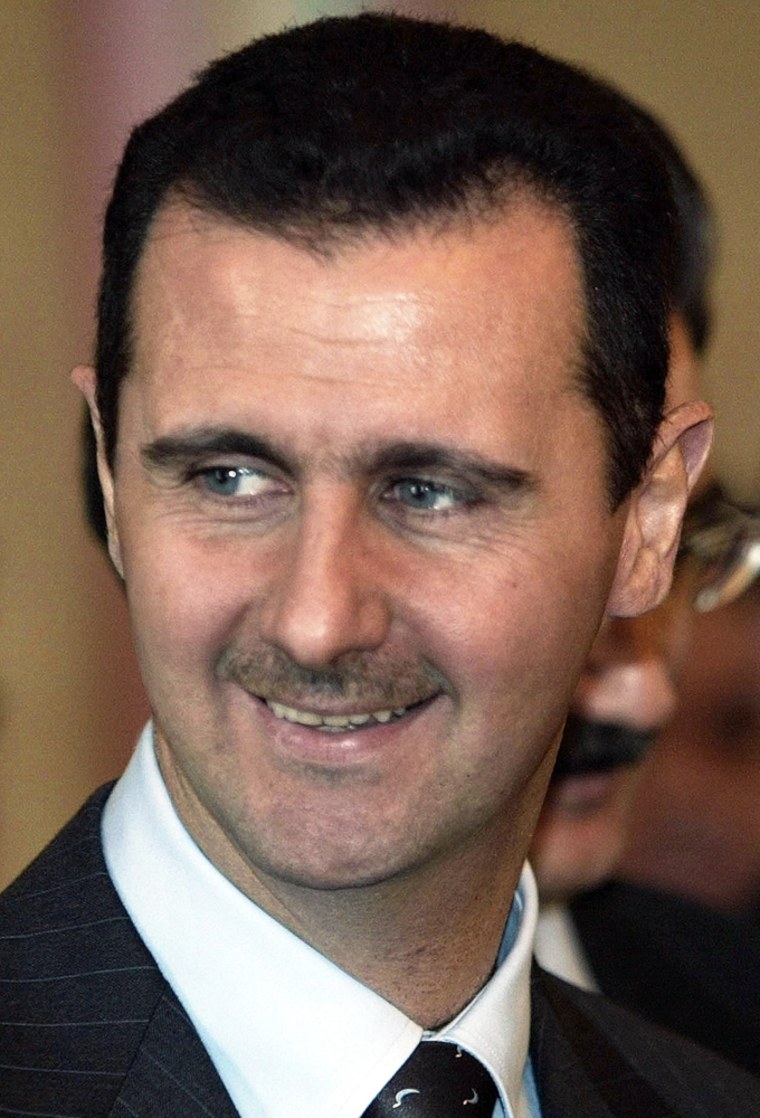 SYRIAN PRESIDENT BASHAR AL ASSAD ARRIVES FOR A MEETING WITH TURKISH BUSINESSMEN IN ISTANBUL
