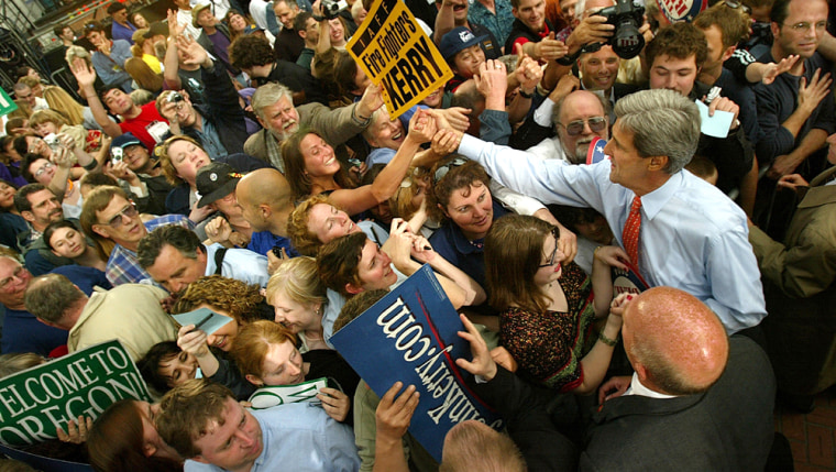 Democratic Presidential Candidate John Kerry Campaigns