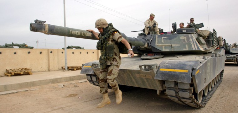 Tank treads are in high demand for American soldiers in Iraq. Tread usage is 5 to 10 times as high now as in peacetime conditions, the Army's chief logistician estimates.