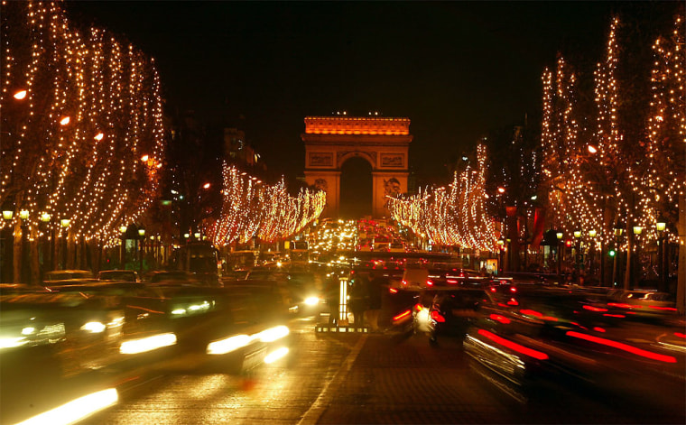 Paris Lights Up For Christmas