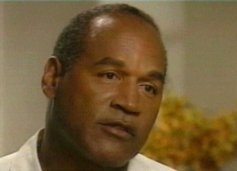 O.J. Simpson talks with NBC's Katie Couric.