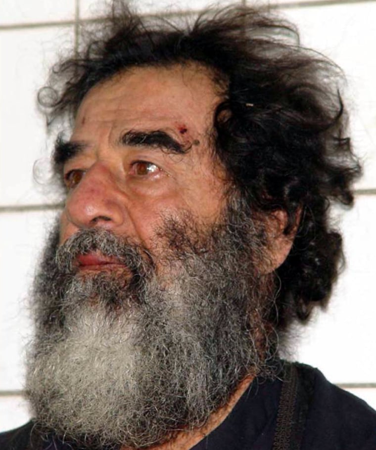 FILE PHOTO OF CAPTURED SADDAM HUSSEIN