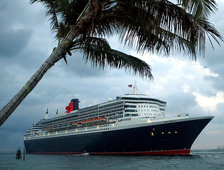 The Queen Mary II Concludes Trans-Atlantic Cruise In Florida