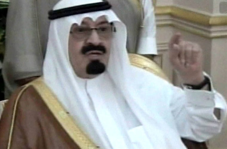 SAUDI ARABIA'S DE FACTO RULER CROWN PRINCE ABDULLAH VOWS TO CRUSH MILITANTS IN RIYADH