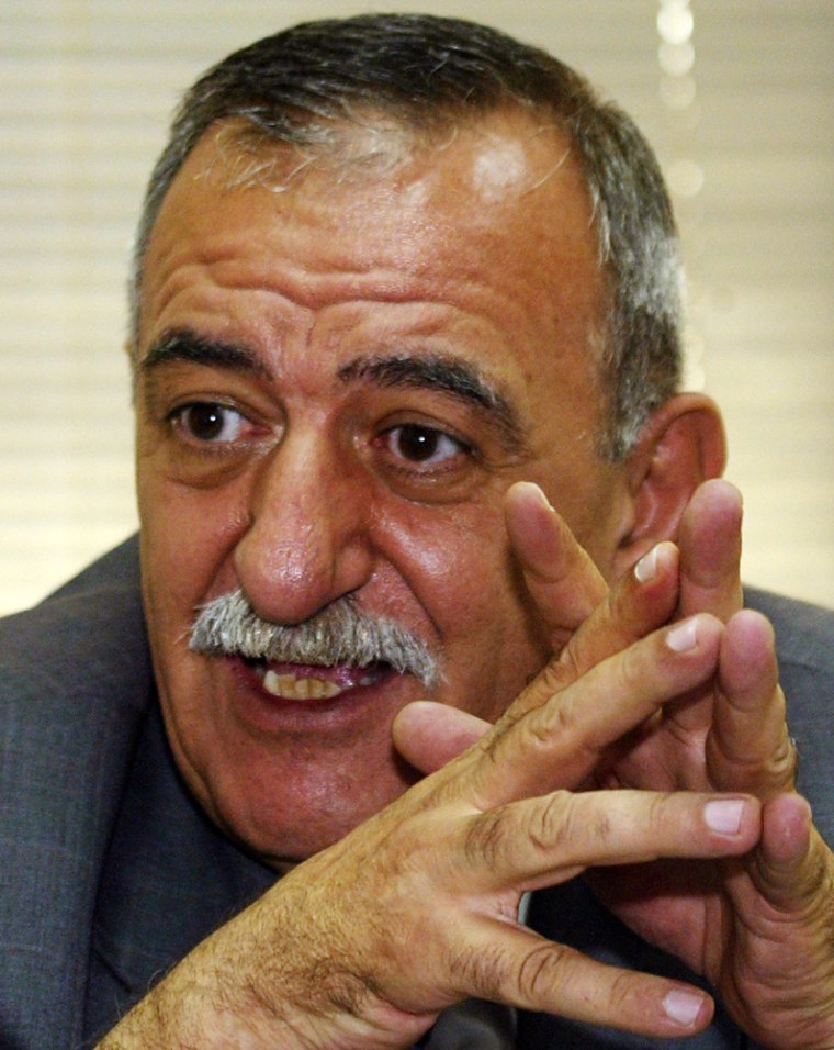 JORDANIAN LAWYER MOHAMMAD RASHDAN, SPEAKS AT HIS OFFICE