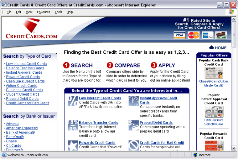 CreditCards.com allows consumers to compare interest rates and other terms on hundreds of credit cards. "I feel like we bought a slice of Park Avenue," says the purchaser.