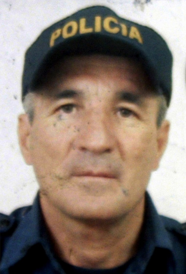 Costa Rican police official Jimenez appears in a handout photo