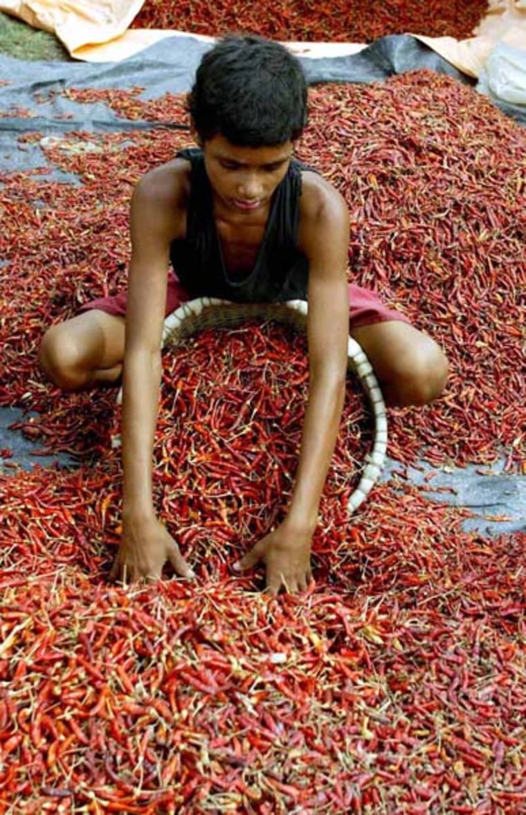 Image: Red chilis