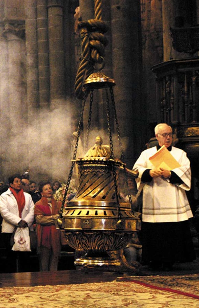 Image: Mass at Santiago de Compostela