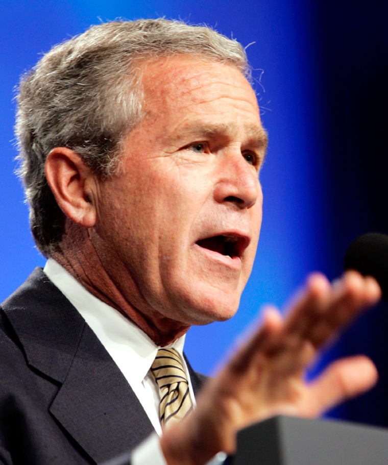 President Bush speaks to veterans in Cincinnati