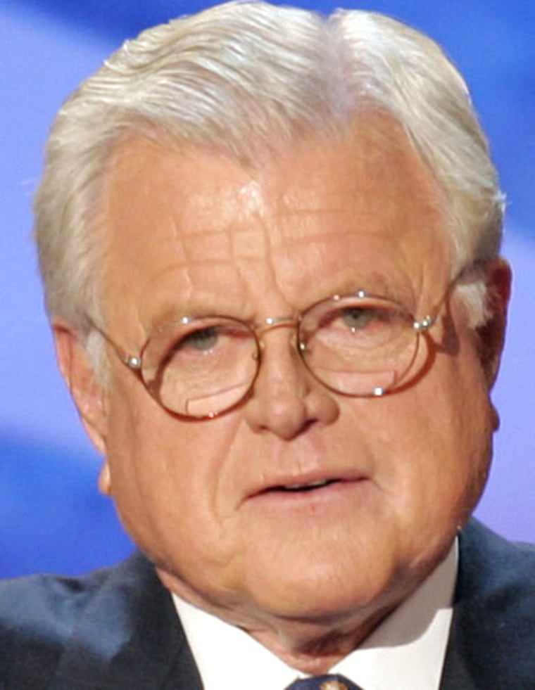 Ted Kennedy speaks at Democratic Convention