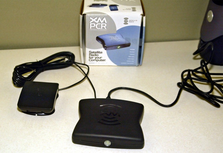 XM Satellite Radio's PCR receiver, shown here, became suddenly popular after the release of a software program that lets users store broadcasts carried over the reciever.