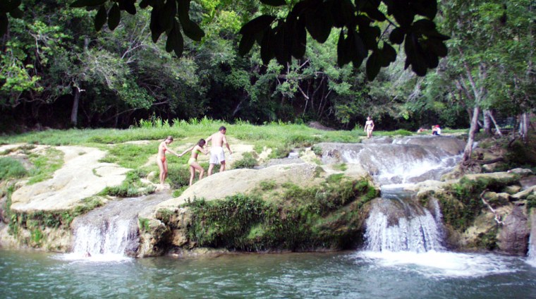 The river pools at the national park in Moka are a draw to Cubans and international tourists alike.