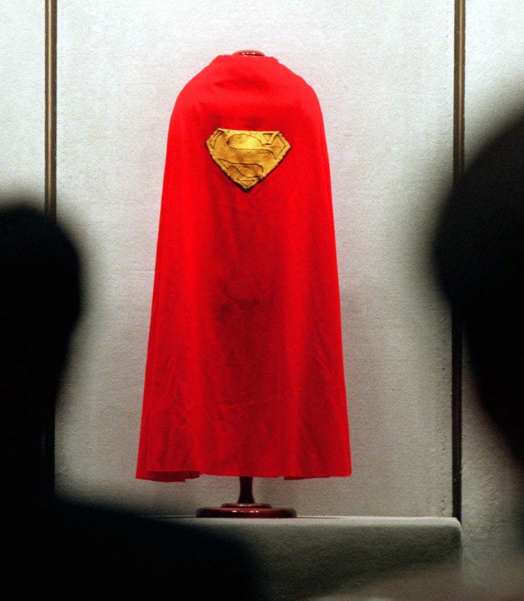 The Superman cape worn by Christopher Reeve in the 1978 movie