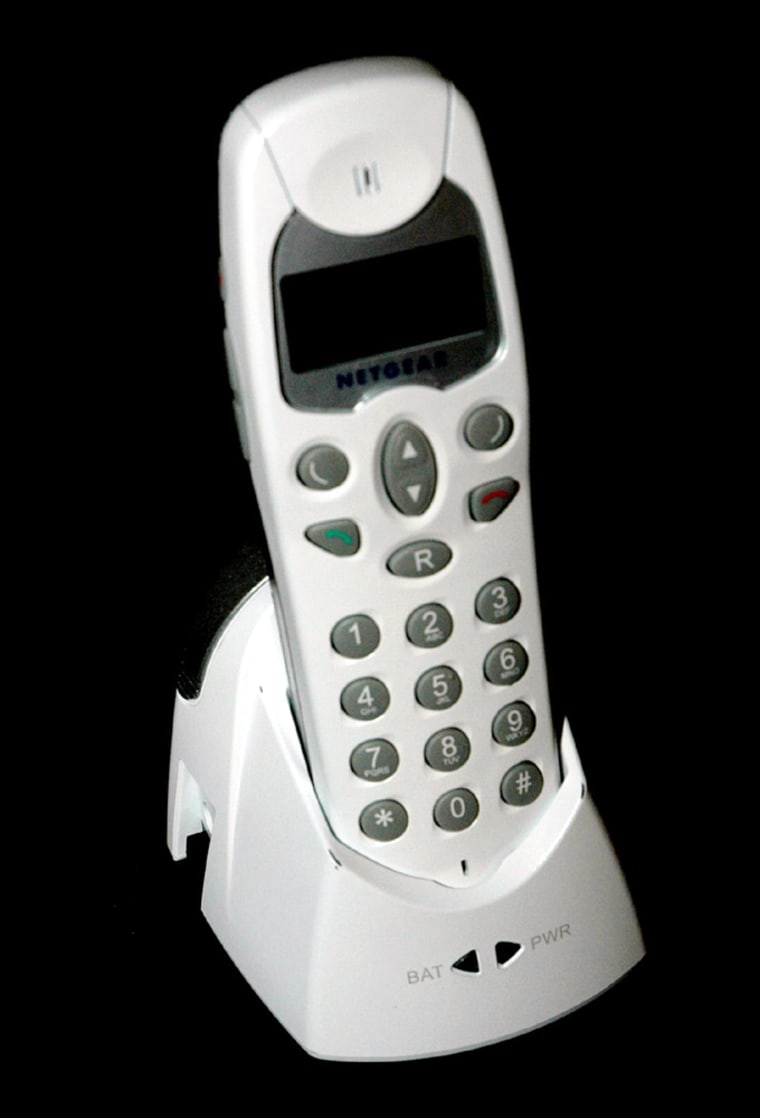 A prototype VoIP/VoWiFi phone from Netgear.