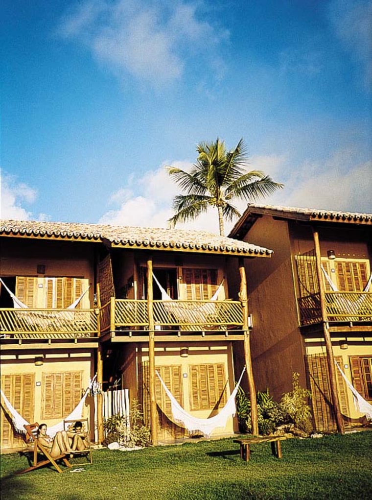 Rooms at Pousada Ponta do Mutá, in Barra Grande on Maraú Peninsula