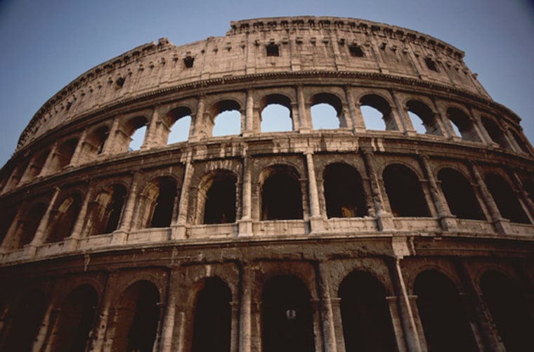 Ancient colosseum in Rome