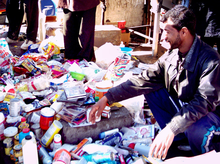 American bargains at the Baghdad bazaar