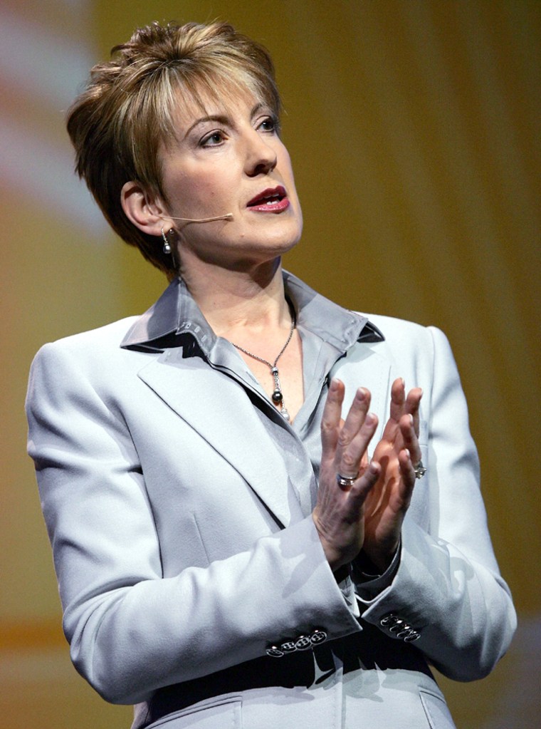 FILE PHOTO - Hewlett-Packard CEO Carly Fiorina Steps Down