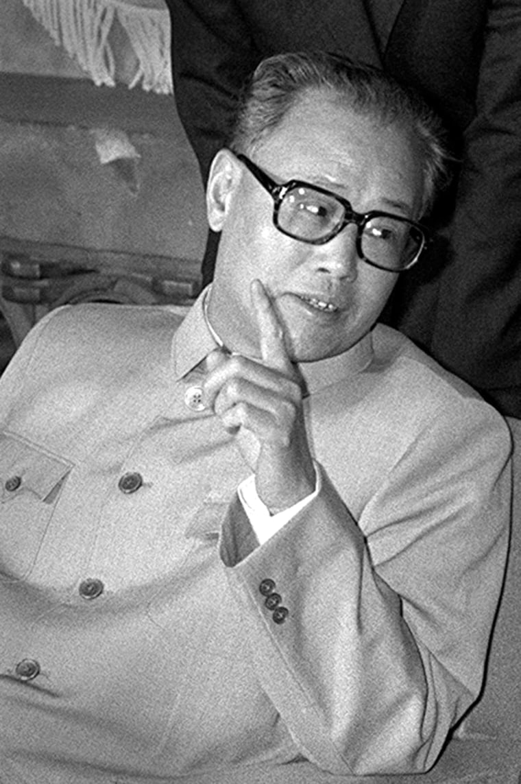 Chinese Premier Zhao Ziyang is seen in a May 1982 file photo. Zhao oversaw landmark economic reforms but was ousted after the 1989 Tiananmen Square protests.
