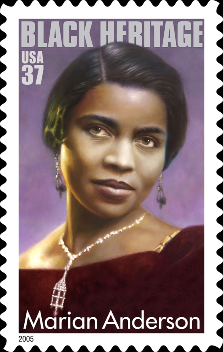 The U.S. Postal Service release of the Marian Anderson stamp