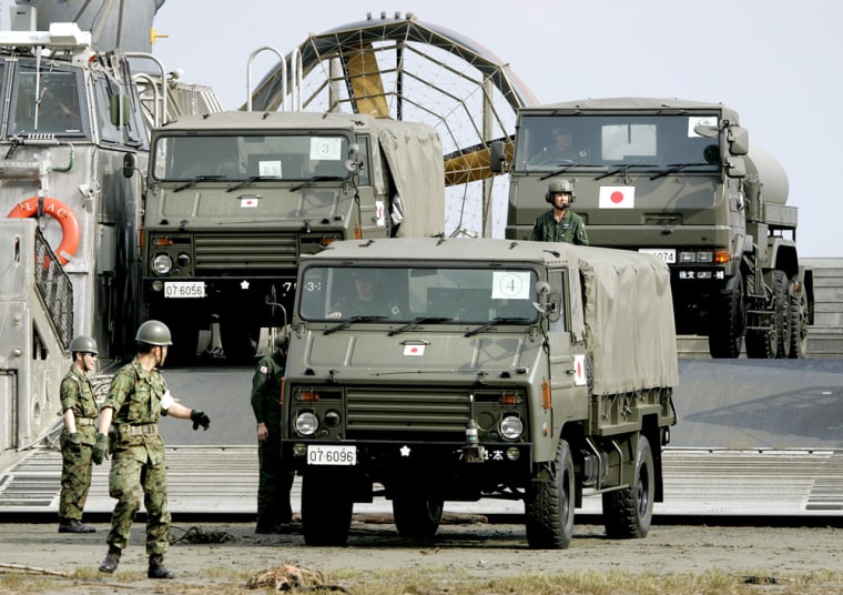 JAPANESE SELF DEFENSE FORCE TRUCKS