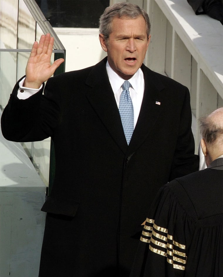 President Bush Is Sworn In For A Second Term