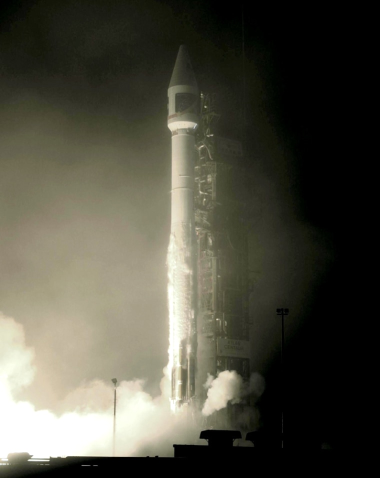 Lockheed Martin Atlas IIIB rocket lifts off from launch pad 36B at Cape Canaveral, Florida