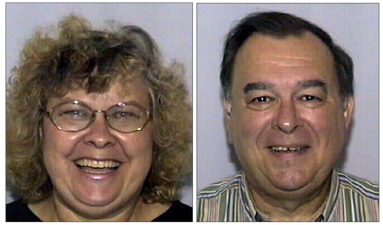 Linda and John Dollar of Beverly Hills, Fla., seen in these undated handout photos provided by the Citrus County Sheriff's Department, were captured Friday in Utah.