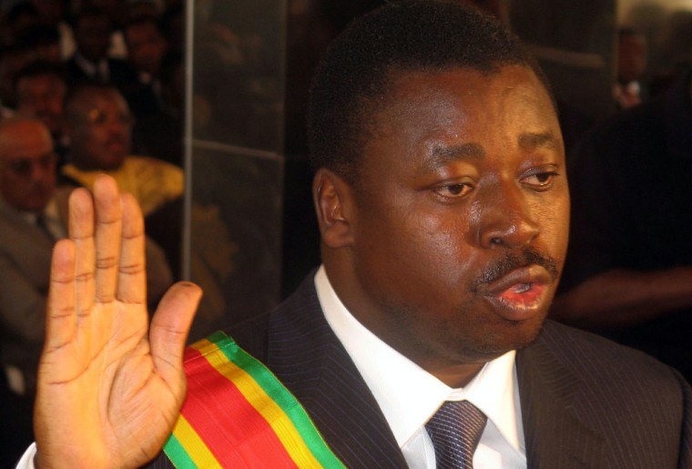 Faure Gnassingbe is formally sworn in as President in Lome