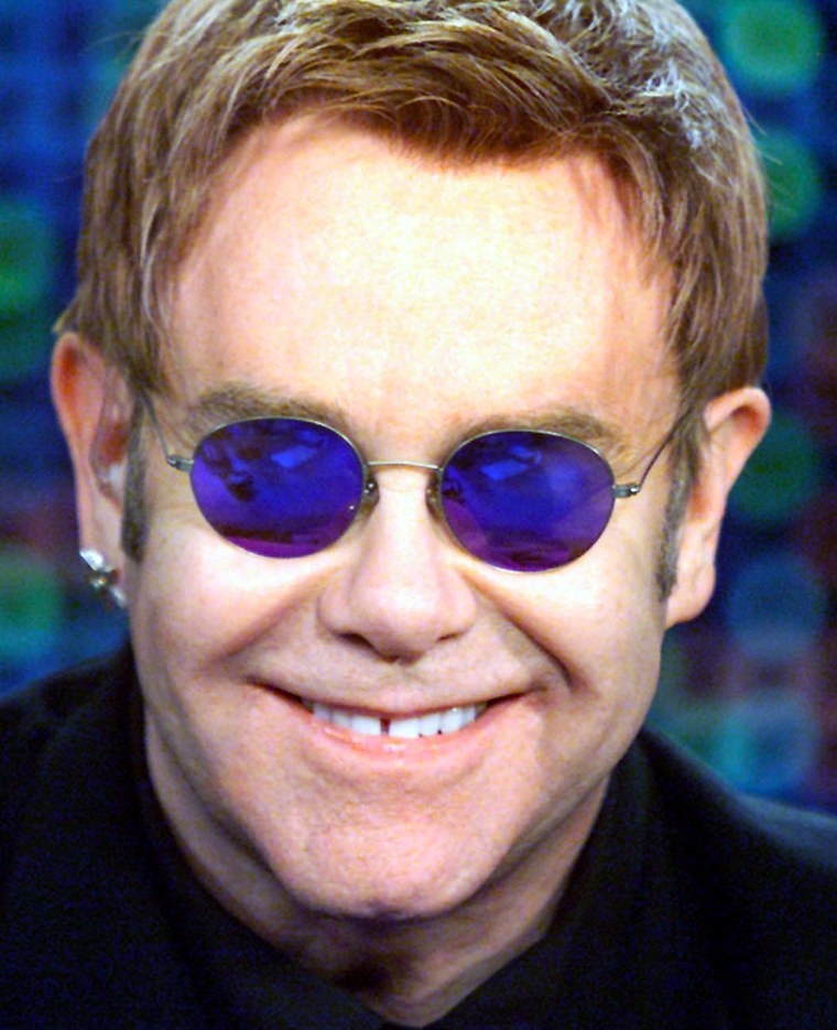 Sir Elton John appears on Larry King Live