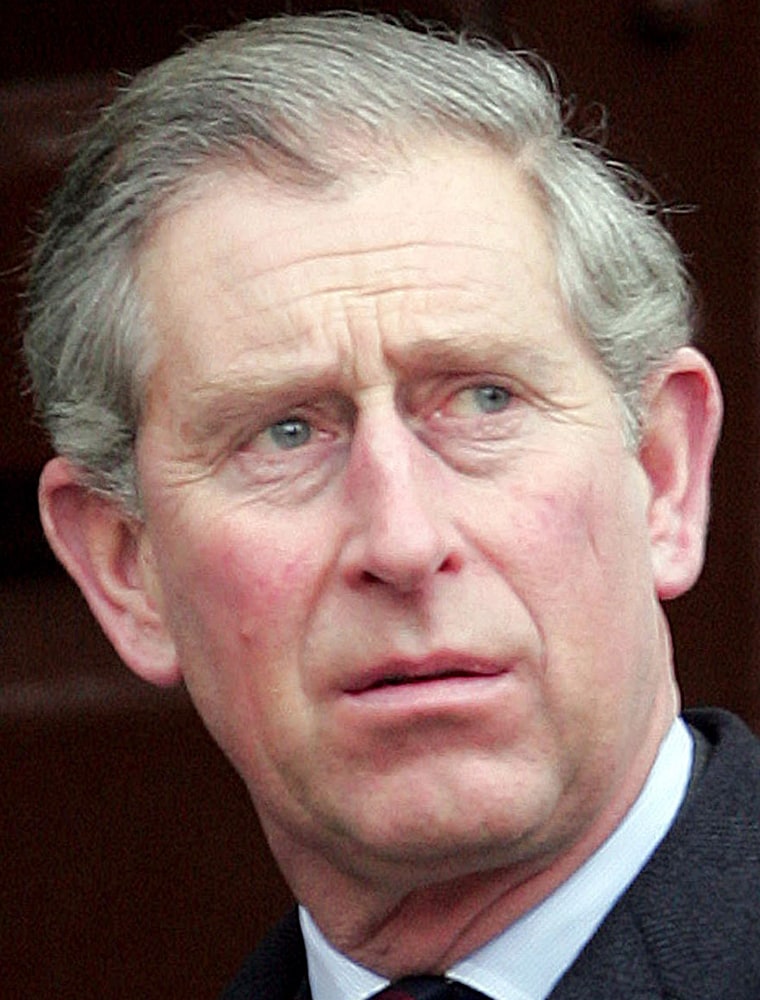 Britain's Prince Charles arrives at Christ Church in Spitalfields in London