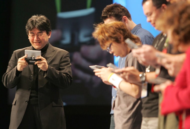 Nintendo President Satoru Iwata at Game Developers conference in San Francisco