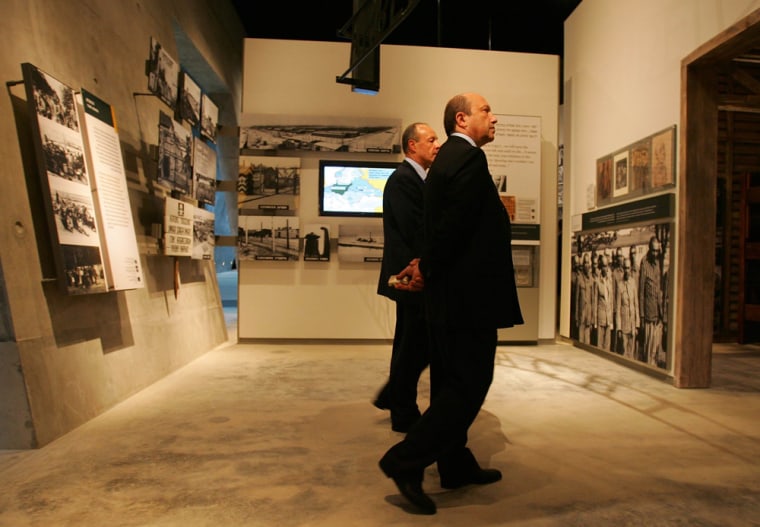 Russian Security Council secretary Igor Ivanov visits the Yad Vashem Holocaust Memorial's new museum in Jerusalem