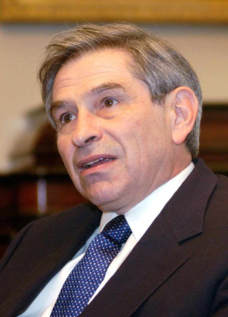 Deputy Defense Secretary Paul Wolfowitz is selected as World Bank President