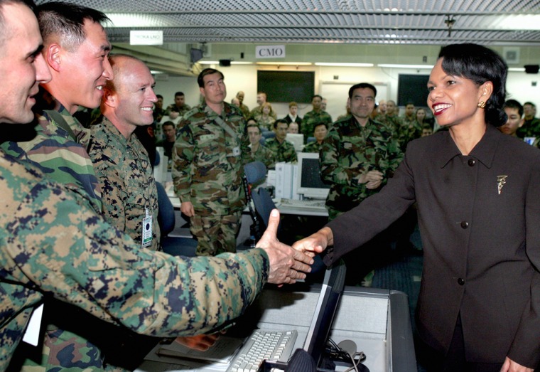 US Secretary Of State Condoleezza Rice Visits Asia