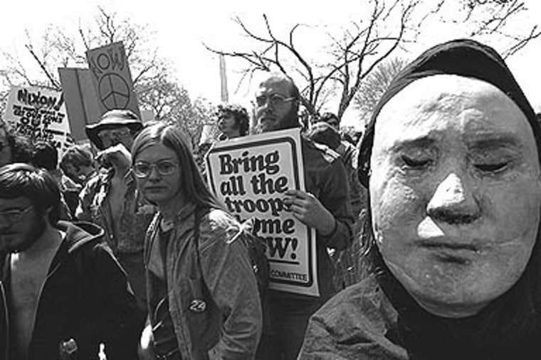 Protest march in Washington, DC, early 1970's
