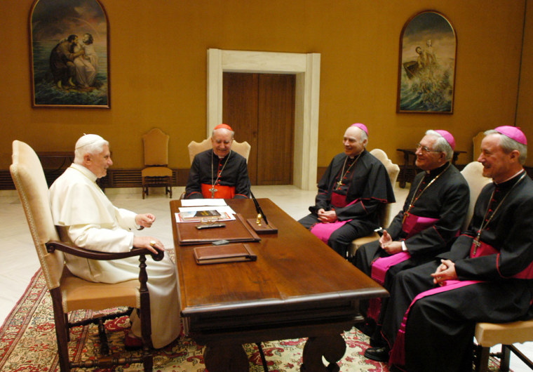 Pope Benedict XVI Meets Vatican Leadership