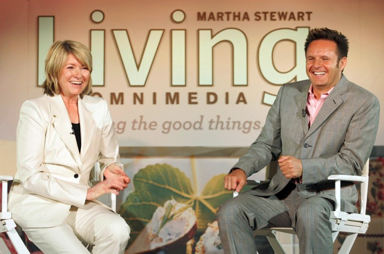 Martha Stewart appears with Mark Burnett