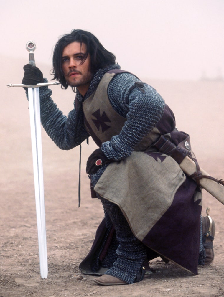 This promotional photo provided by Twentieth Century Fox shows actor Orlando Bloom in a scene from \"Kingdom of Heaven.\"In these uneasy times, you'd think a Hollywood epic about the Crusades would spark a major revival of hard feelings over the Islam vs. Christianity wars in the Middle East. Yet Ridley Scott's  film is hitting theaters in comparative quiet.  (AP Photo/Twentieth Century Fox, David Appleby)